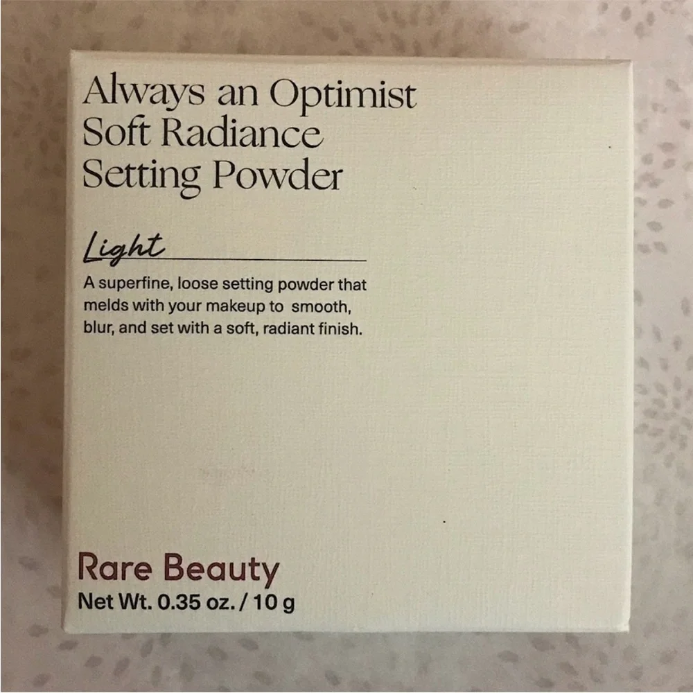 Rare Beauty Always an Optimist Soft Radiance Setting Powder in Light, 10 g